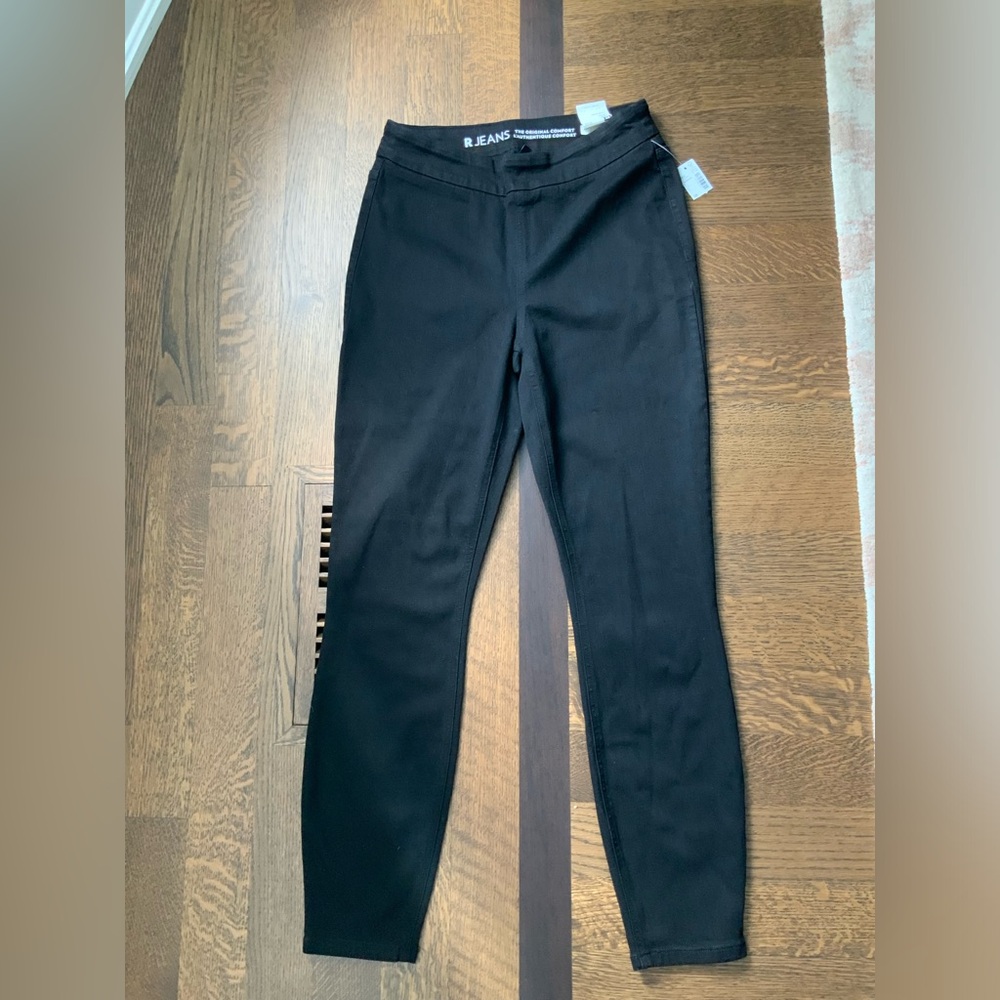 REITMANS Black Skinny High Rise Regular Original Comfort Jeggings Size 28 NEW - Picture 11 of 16